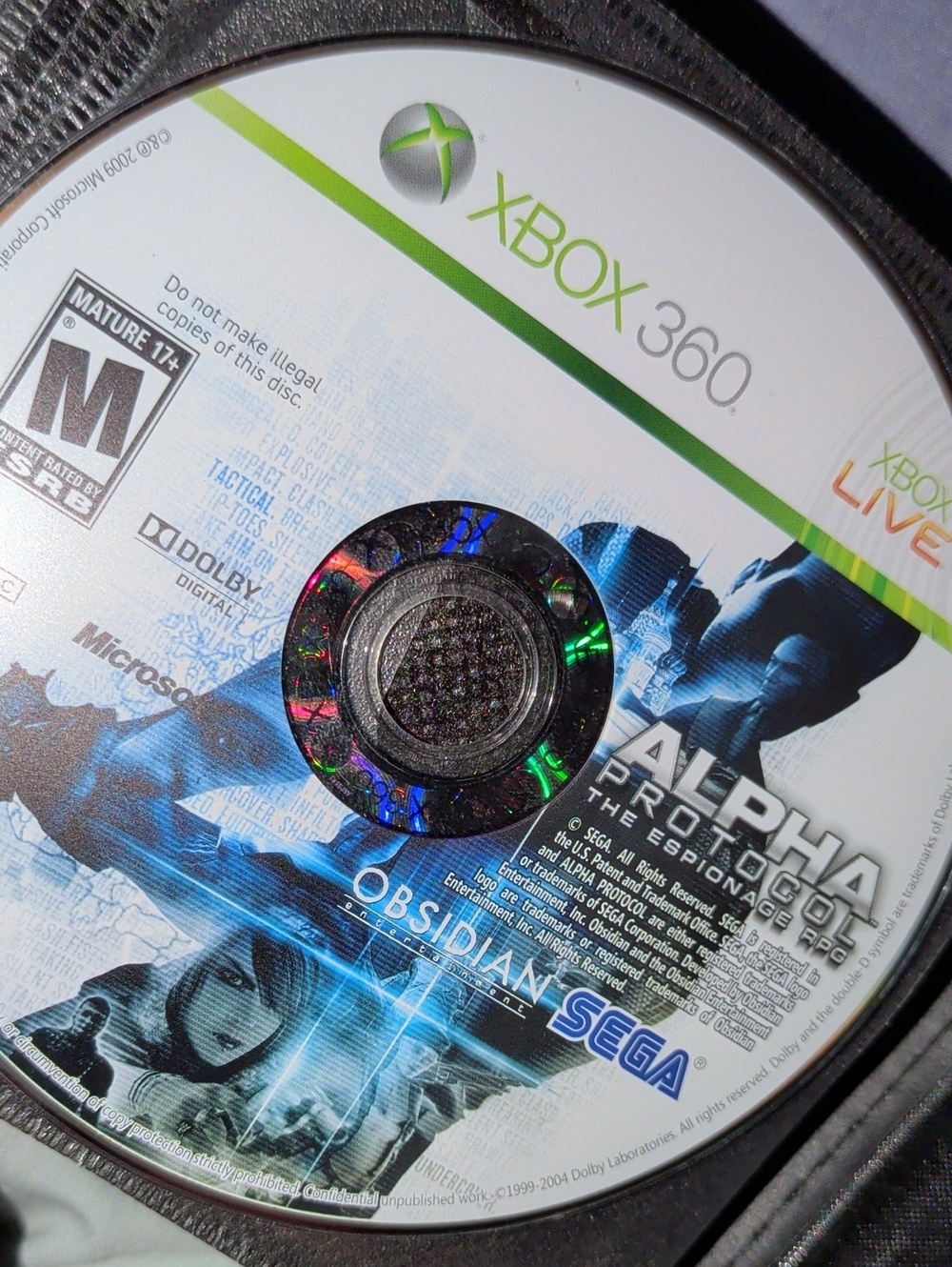 Alpha Protocol (Disc Only) Xbox 360